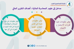 إنفوجراف أهداف التقرير المالي