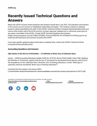 المعهد الأمريكي للمحاسبين القانونيين يلغي التوجيه بشأن عمليات التدقيق والمراجعة في الفترات السابقة