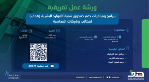 ورشة عمل تعريفية ببرامج ومبادرات دعم صندوق تنمية الموارد البشرية (هدف)