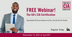 ندوة عبر الإنترنت: زيادة فرصك في اجتياز اختبار المدقق الداخلي المعتمد (CIA)