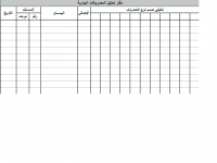 نموذج عمل تحليل المصروفات الجارية