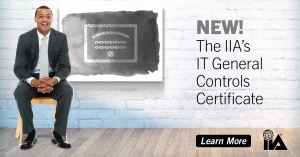 شهادة الضوابط العامة لتكنولوجيا المعلومات من معهد المدققين الداخليين (IIA)