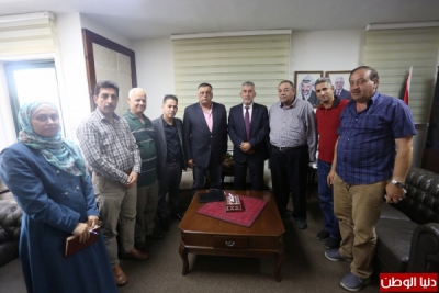 الصالح يبحث مع نقابة المحاسبين واتحاد المقاولين عددا من القضايا المشتركة