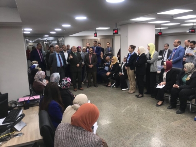 جولات مرورية لرئيس مصلحة الضرائب على مختلف المراكز والمناطق والمأموريات الضريبية