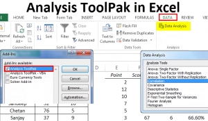 كيفية إضافة حزمة أدوات تحليل البيانات إلى Excel؟